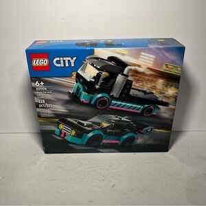 LEGO CITY: Race Car and Car Carrier Truck (60406) NEW